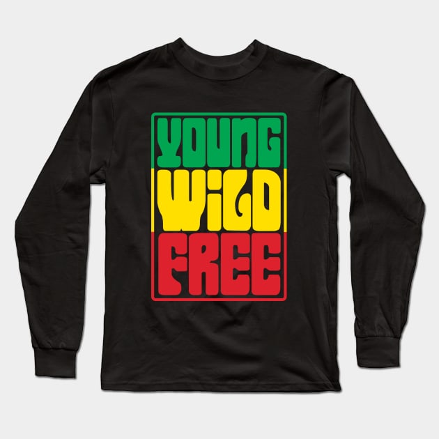 Young Wild Free Long Sleeve T-Shirt by defytees